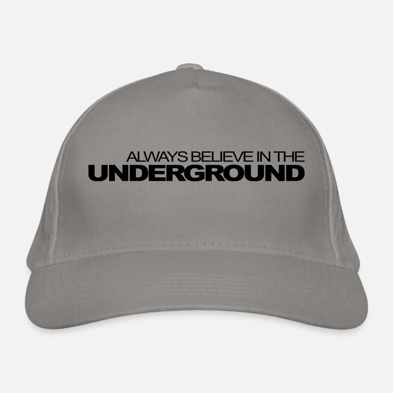 Techno glaubt immer an das Underground-Geschenk Bio-Baseballkappe