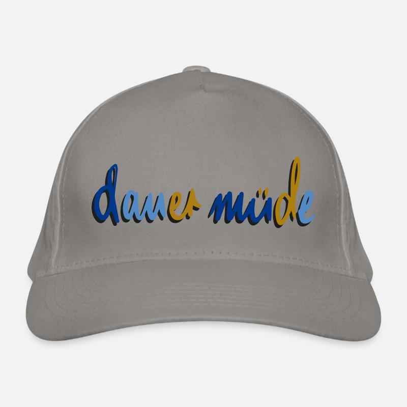 dauer müde Bio-Baseballkappe