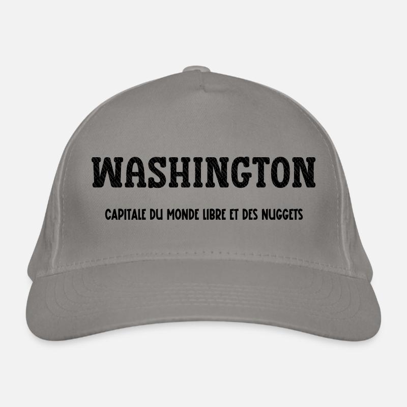 Washington capitale du monde et des nuggets Casquette classique bio
