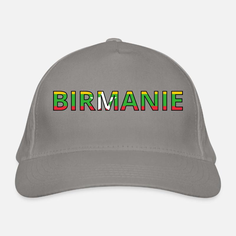 Drapeau Birmanie Casquette classique bio
