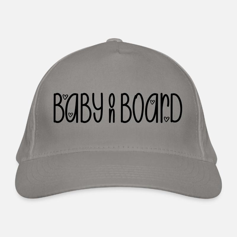 Bébé à bord Casquette classique bio