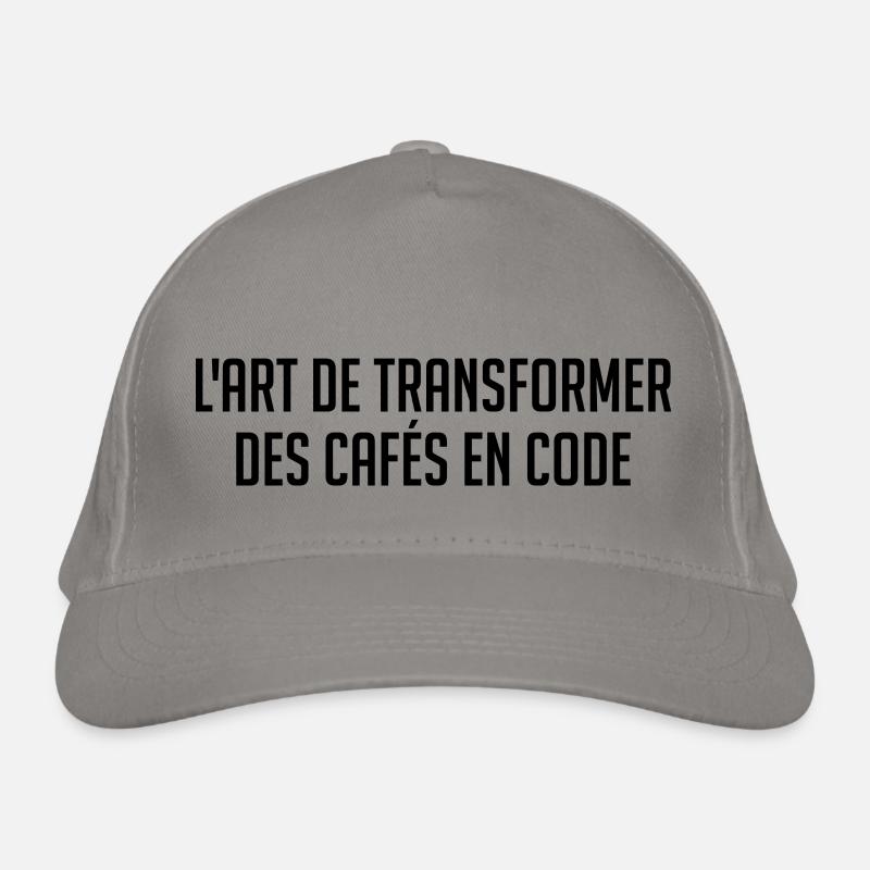 L'art De Changer Des Cafés En Code Casquette classique bio