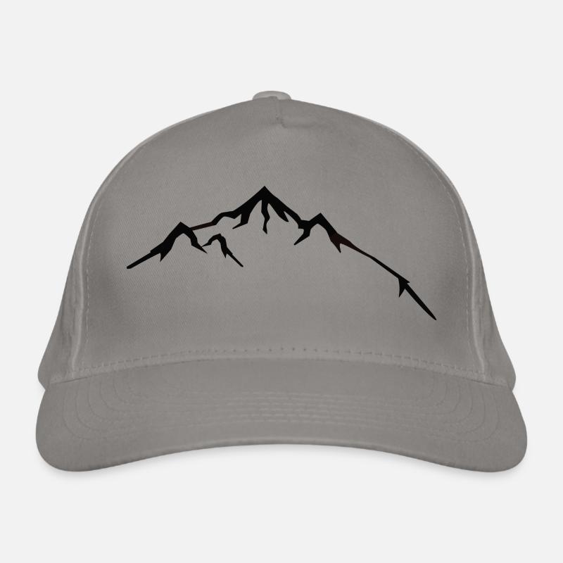 sommet de la montagne - Casquette classique bio - gris clair