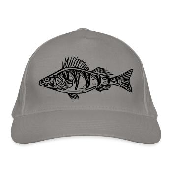 perche - Casquette classique bio - gris clair - Devant