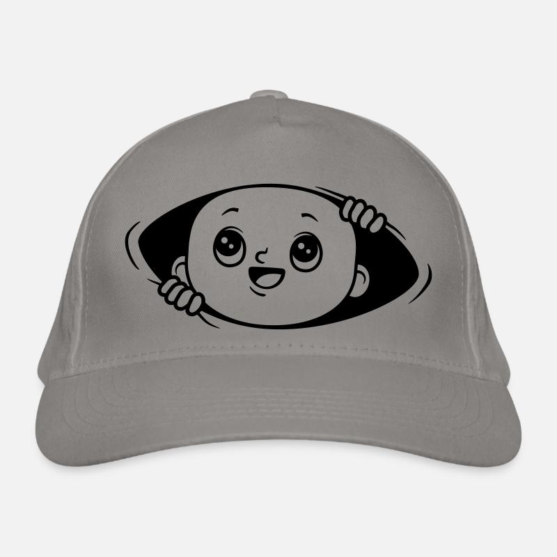 Petites écoutilles pour bébé Casquette classique bio
