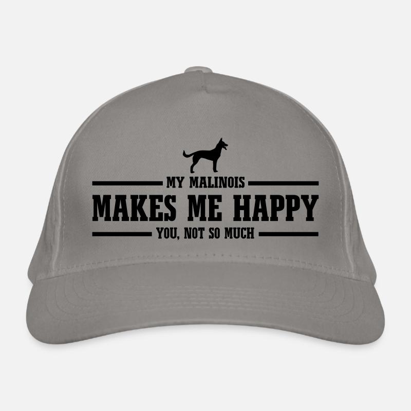 MALINOIS me rend heureux Casquette classique bio