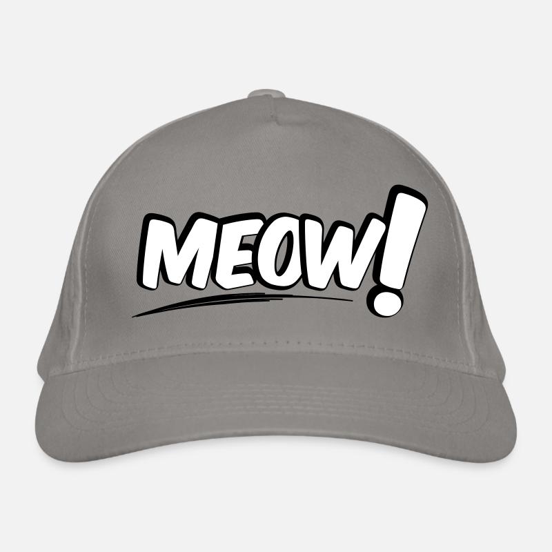 MEOW Miau Chat Casquette classique bio