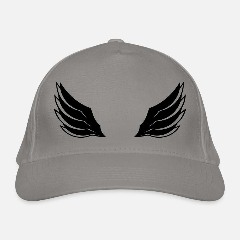 mouche aile design logo plumes cool ange deco Casquette classique bio