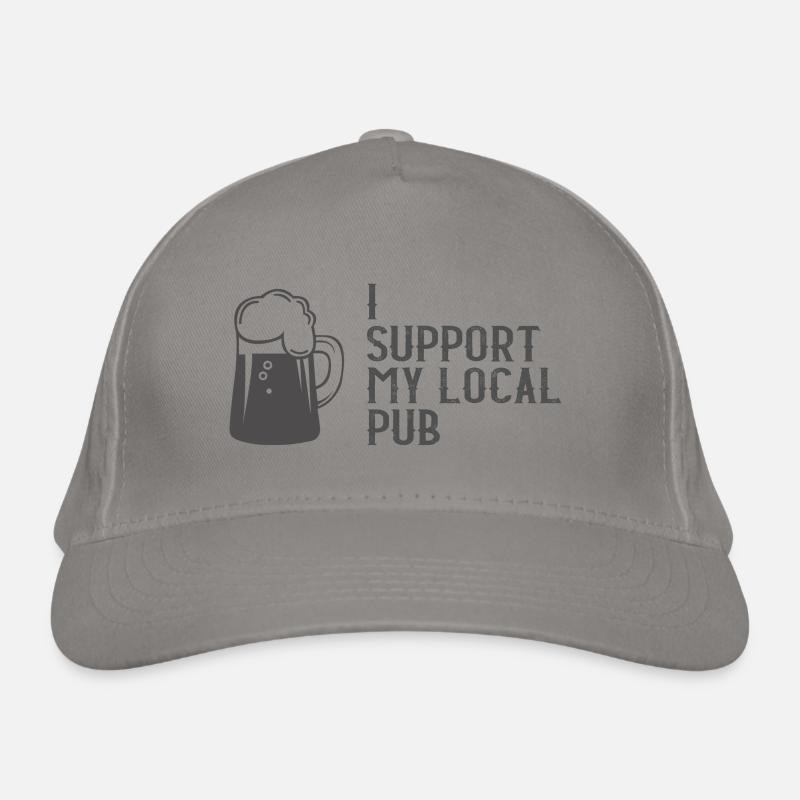 I support my local pub Organic Baseball Cap