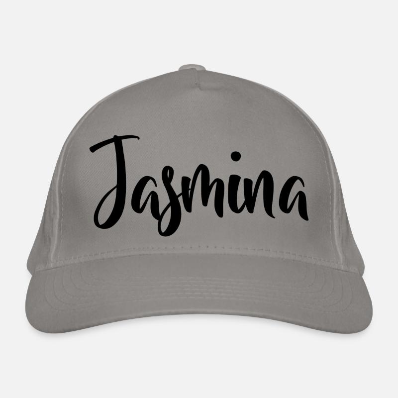 First name Jasmina Organic Baseball Cap