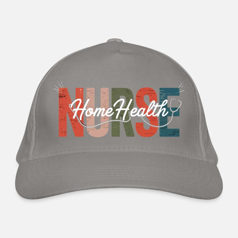 Superposition de soins à domicile pour infirmières Casquette classique bio