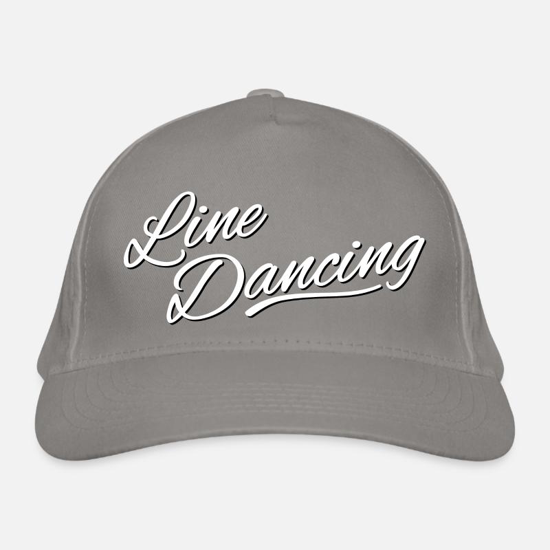 Line Dancing groovy handwriting Organic Baseball Cap