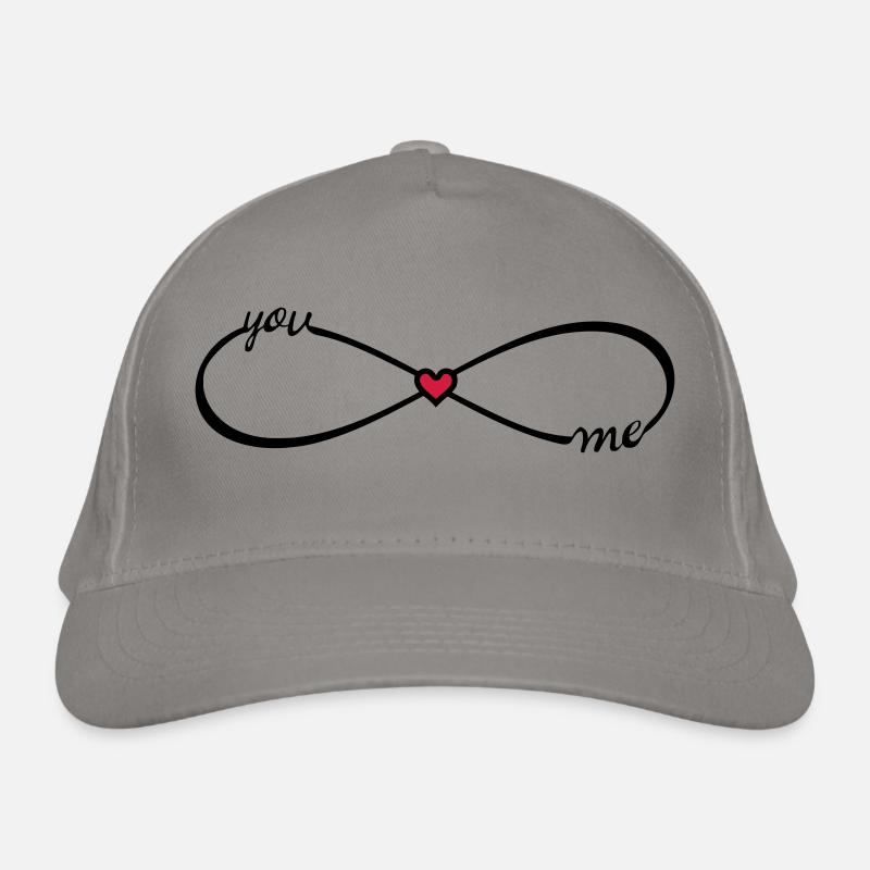 Unendlichkeitssymbol you & me Infinity BFF Bio-Baseballkappe