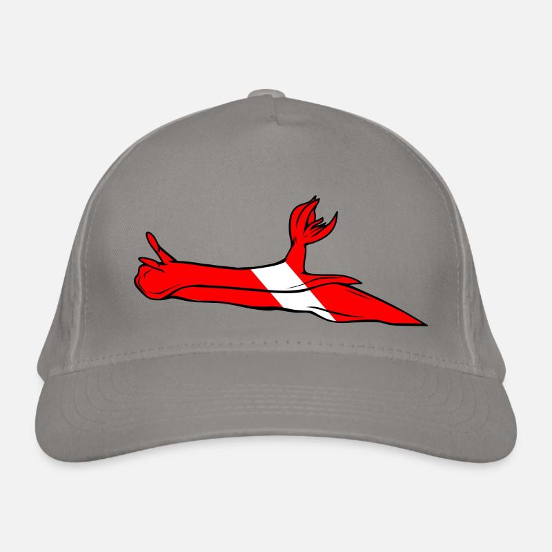 Snail by Scuba.Style Organic Baseball Cap