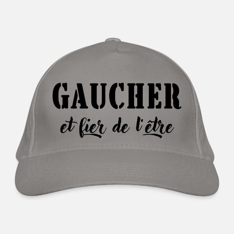 gaucher et fier de l'être Casquette classique bio
