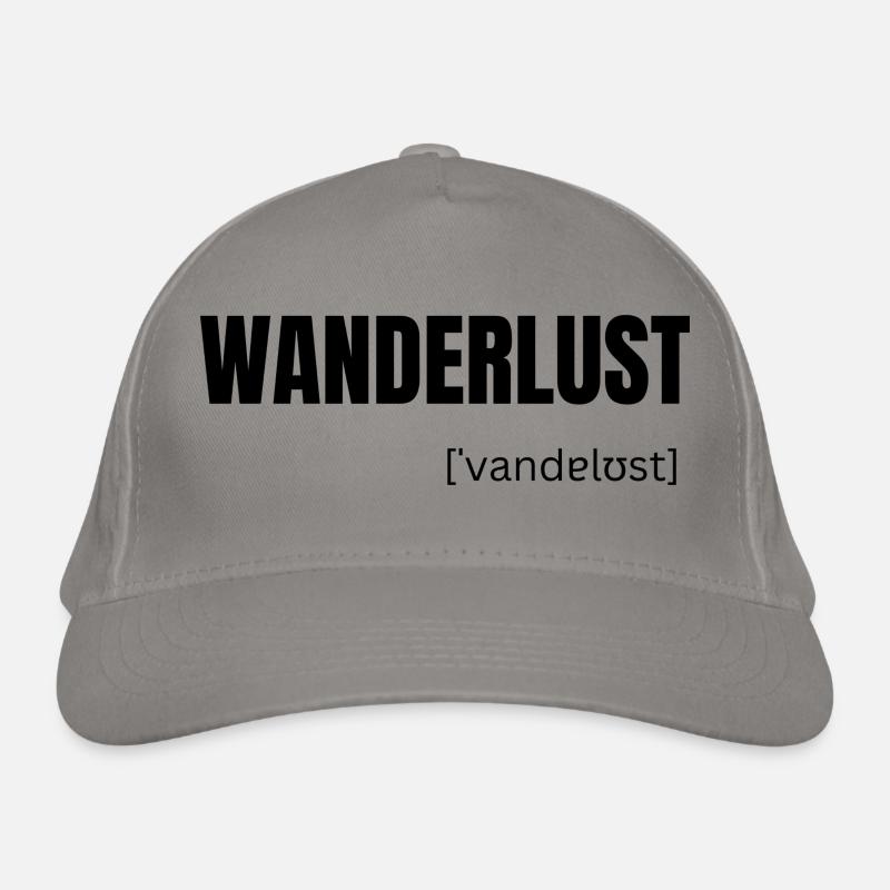 Wanderlust Bio-Baseballkappe