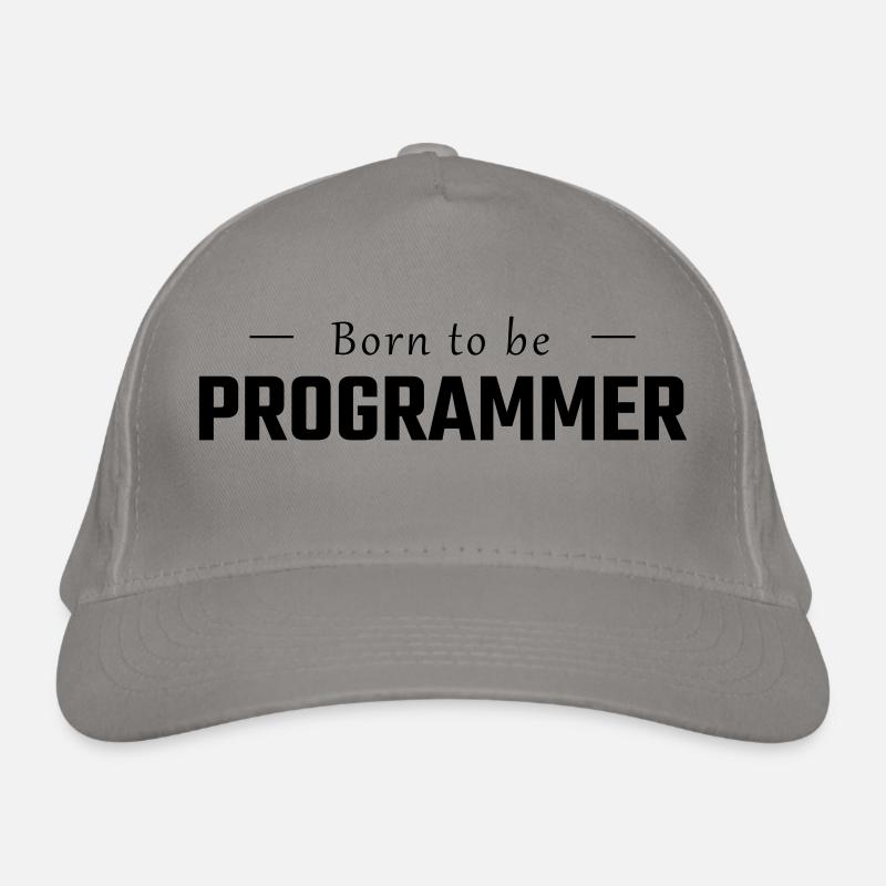 Né pour être PROGRAMMATEUR Casquette classique bio