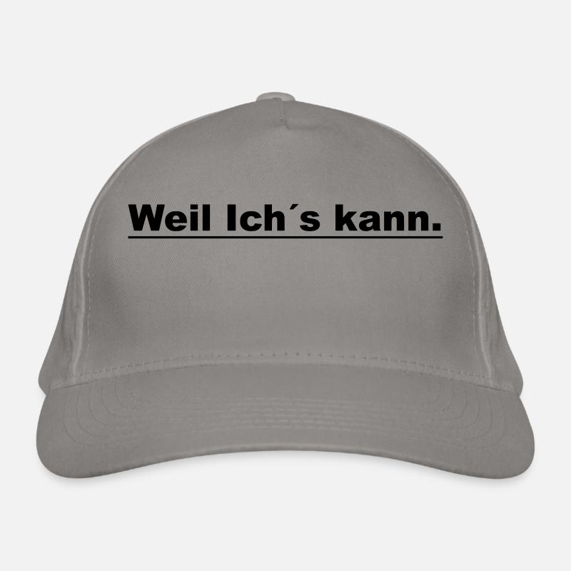 Weil ichs kann Bio-Baseballkappe