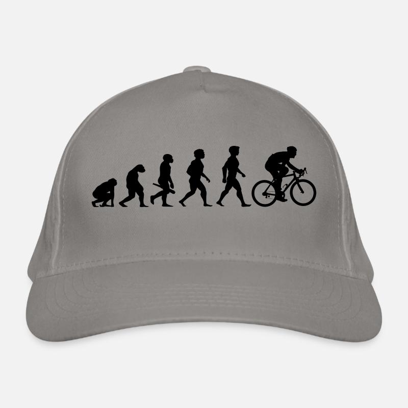 Evolution Bicycle Cycling Two-wheeler Sport Organic Baseball Cap