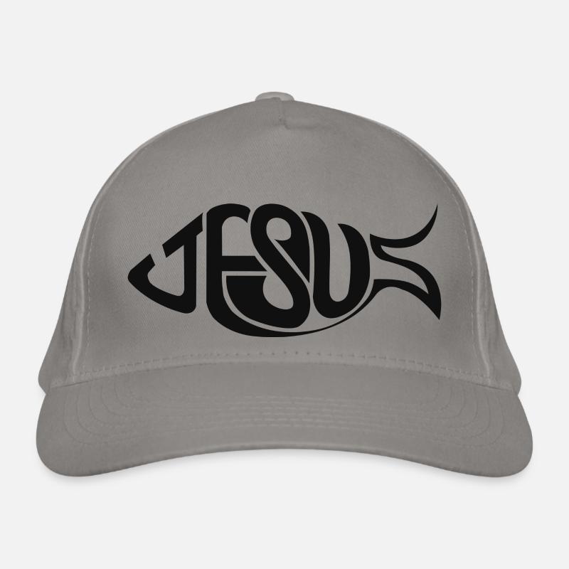 Jesus Fish Organic Baseball Cap