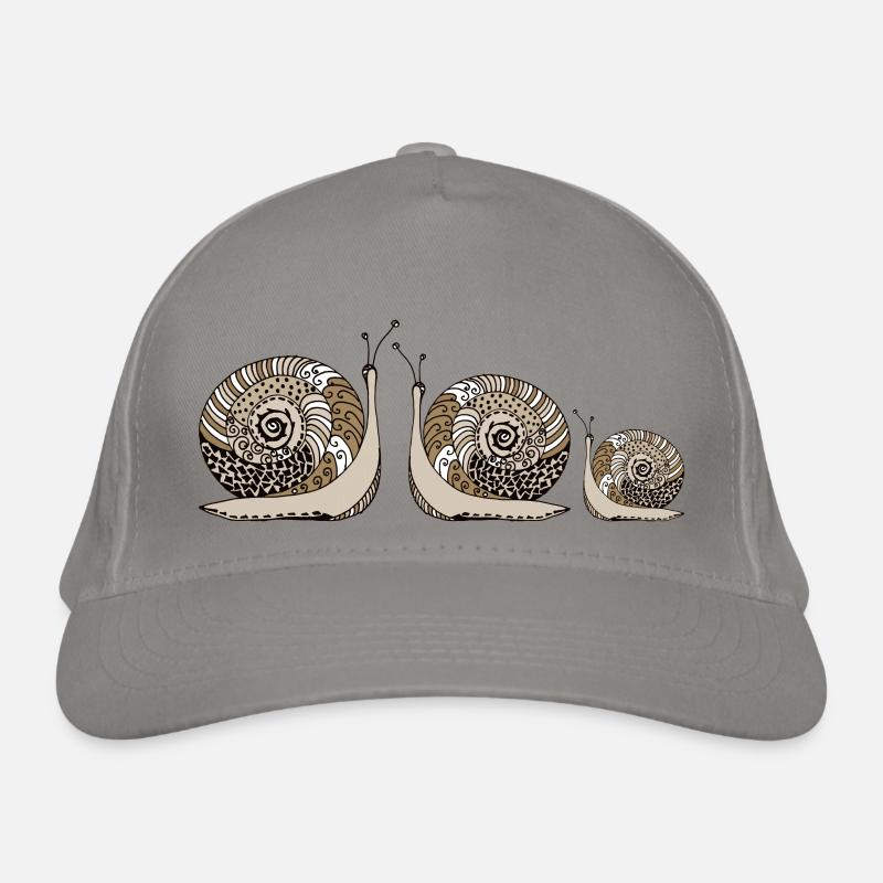 Snails Organic Baseball Cap
