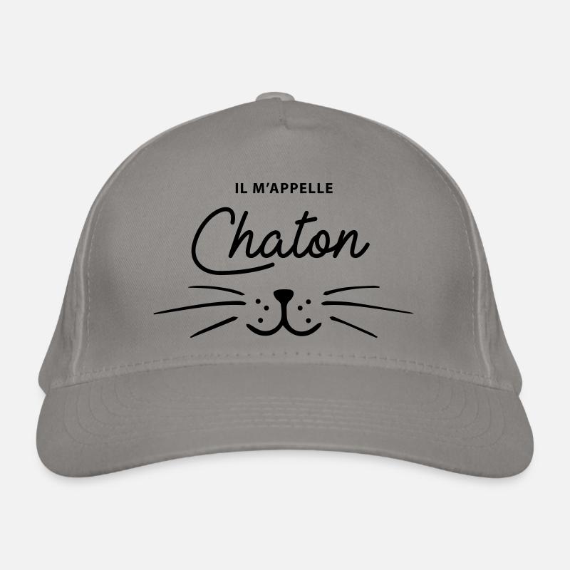 Il m'appelle chaton Casquette classique bio