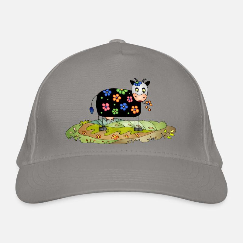 Cow Organic Baseball Cap