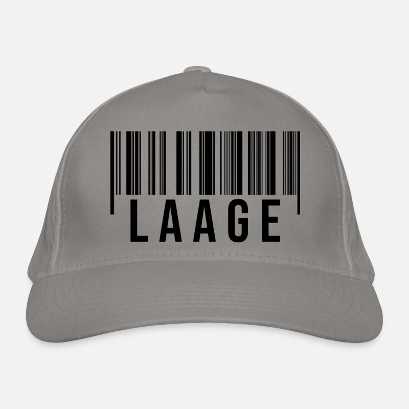 Laage Strichcode Bio-Baseballkappe
