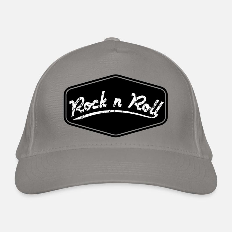 Forme de bouclier Rock n Roll Casquette classique bio