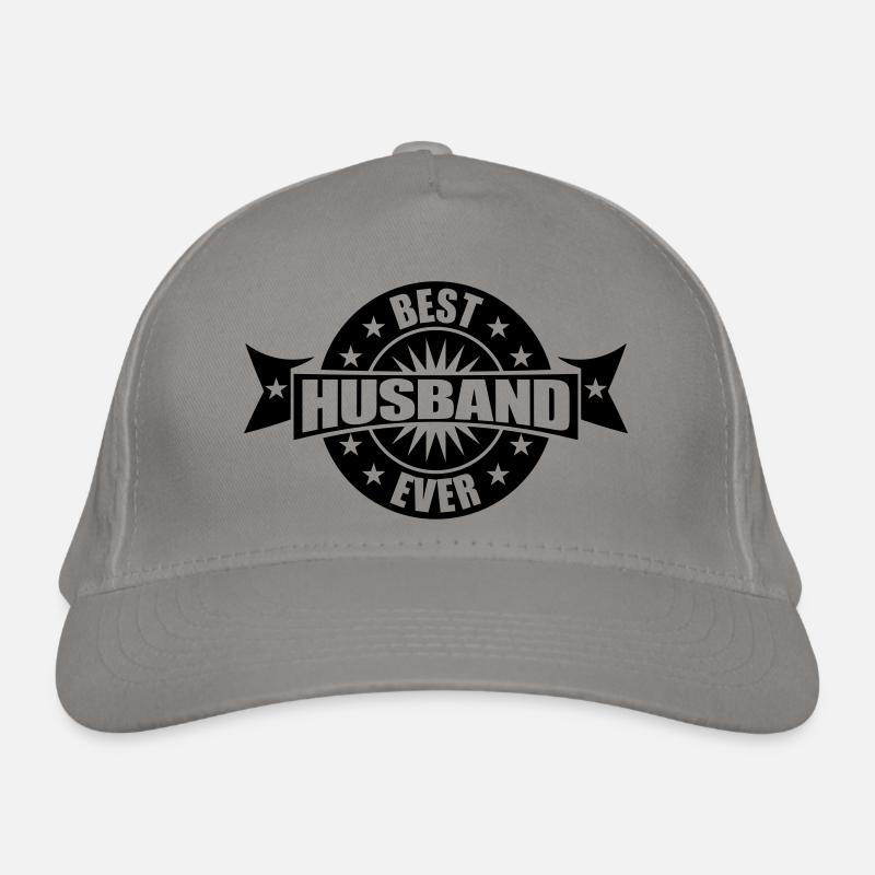 black award round circle seal banner stem Organic Baseball Cap
