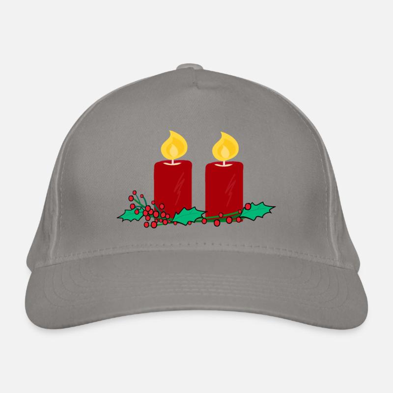 Bougies de Noël 2 Casquette classique bio