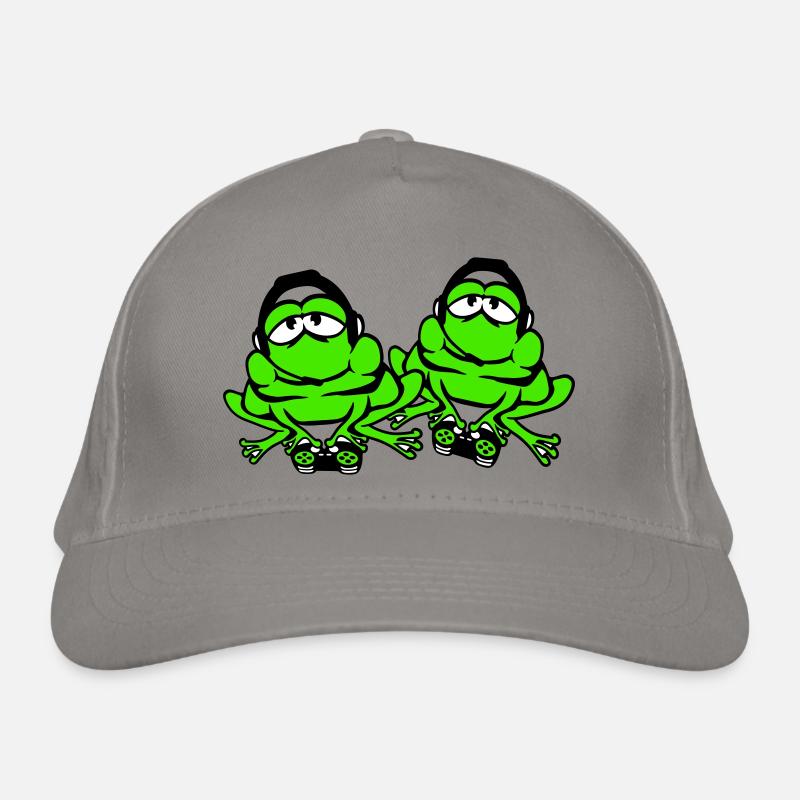 2 Frogs Gamer Nerd Gaming Controller Game Team Organic Baseball Cap
