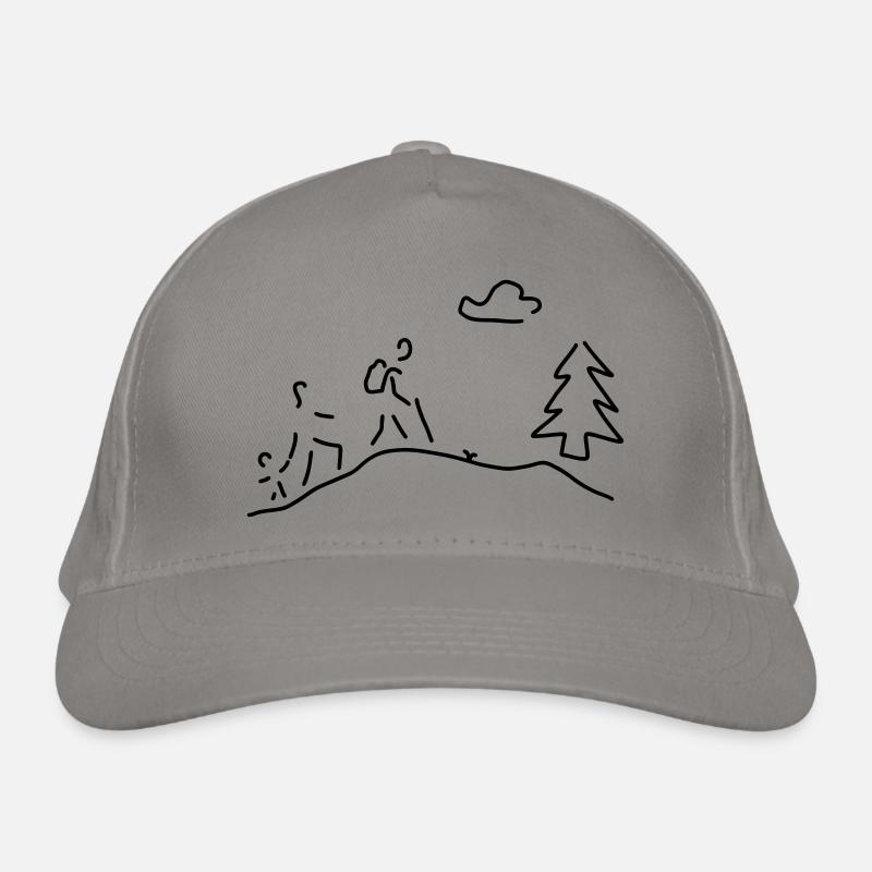 wandern oder walking Bio-Baseballkappe