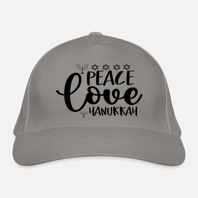 Paix Amour Hanoukka Casquette classique bio