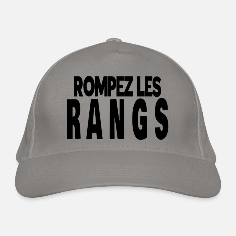 rompez les rangs Casquette classique bio