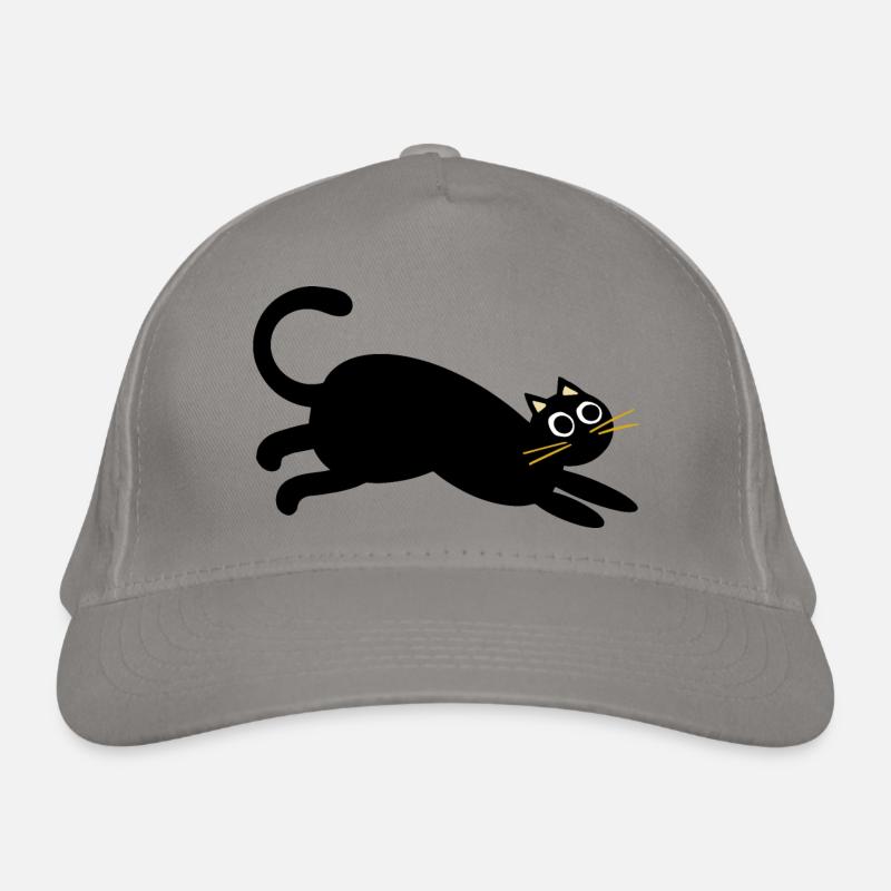 chat courant noir Casquette classique bio