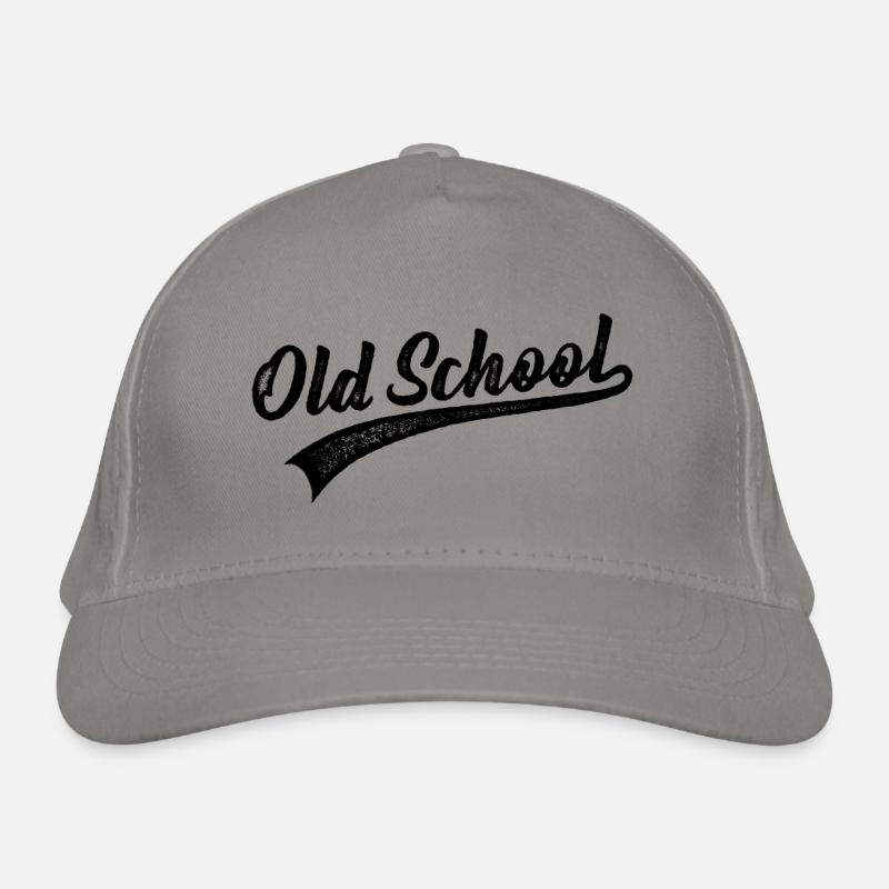 OLD SCHOOL VINTAGE STÄMPLAD Ekologisk basebollkeps
