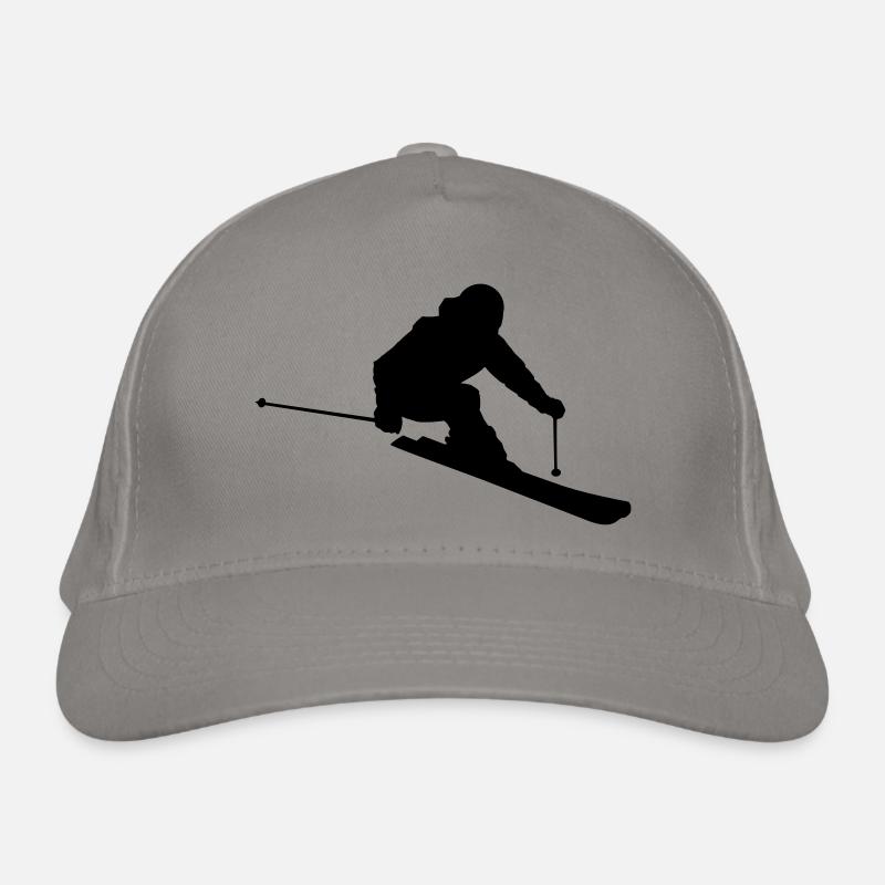 Skier 2 (Vector) Bio-Baseballkappe