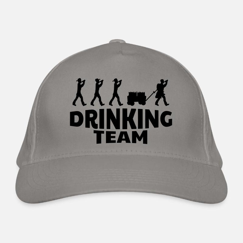 drinking team Organic Baseball Cap