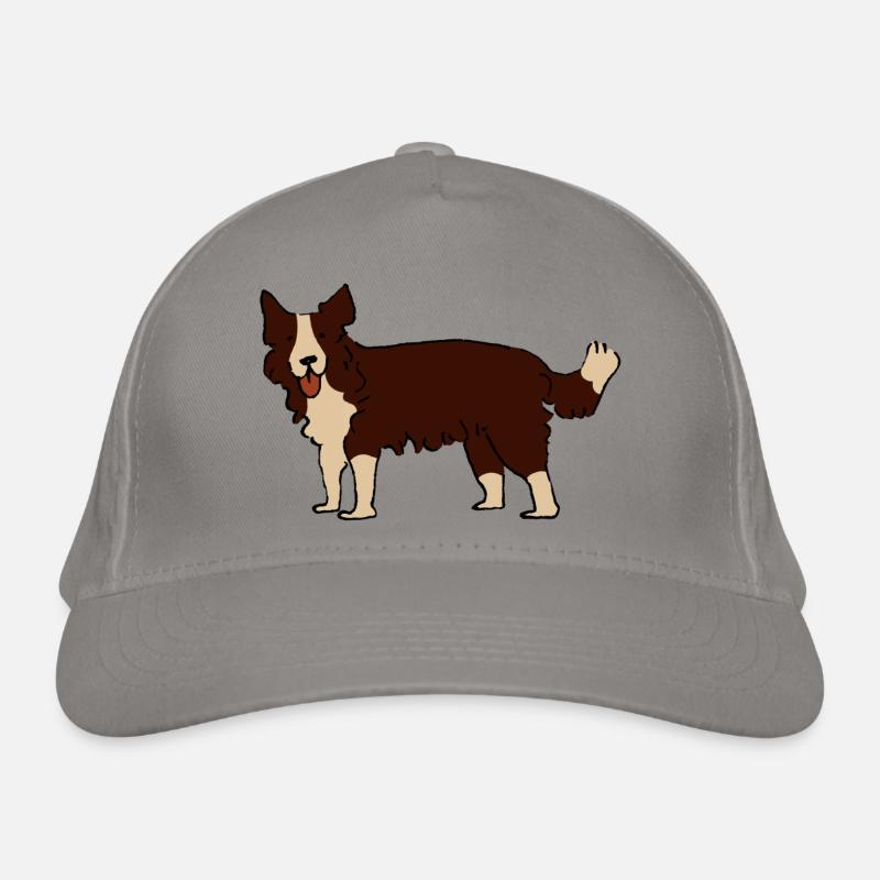 Border Collie Organic Baseball Cap