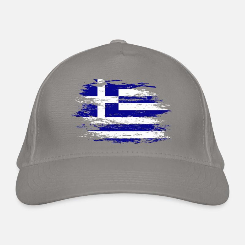 Drapeau de la Grèce utilisé Casquette classique bio