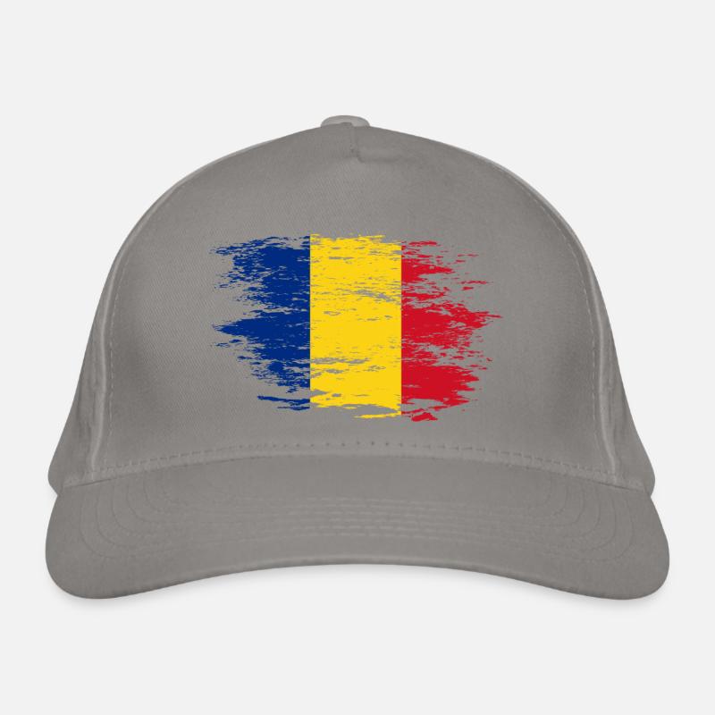 Drapeau de la Roumanie utilisé Casquette classique bio
