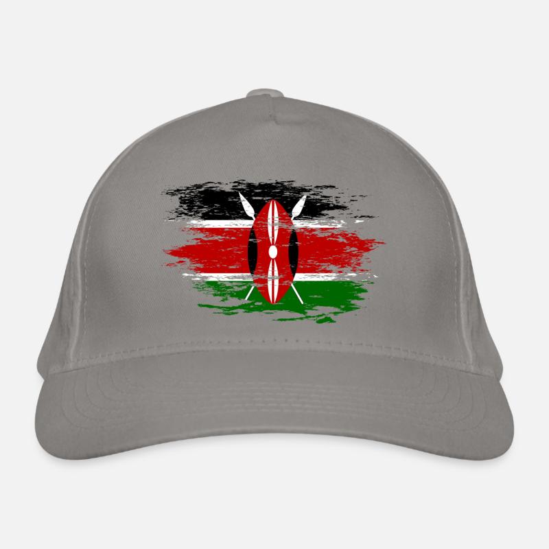Drapeau du Kenya utilisé Casquette classique bio