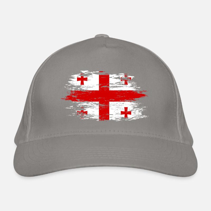 Drapeau géorgien utilisé Casquette classique bio