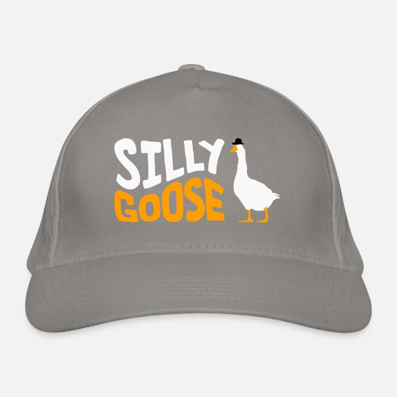 Silly Goose with a hat Organic Baseball Cap