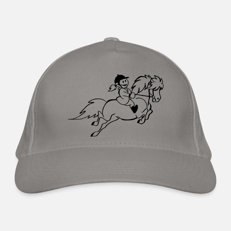 Pony Reiten Bio-Baseballkappe
