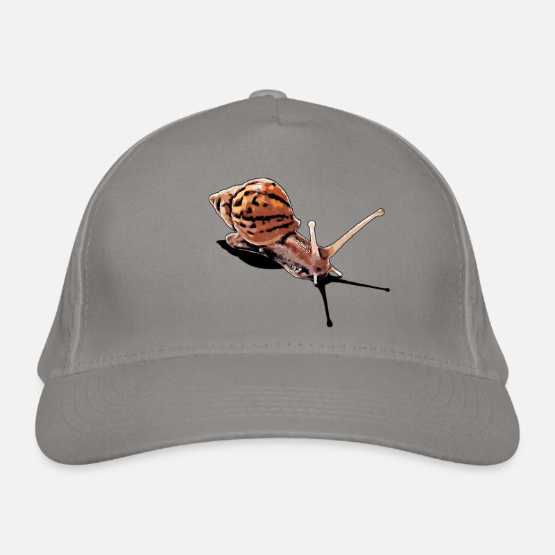 escargot avec ombre Casquette classique bio