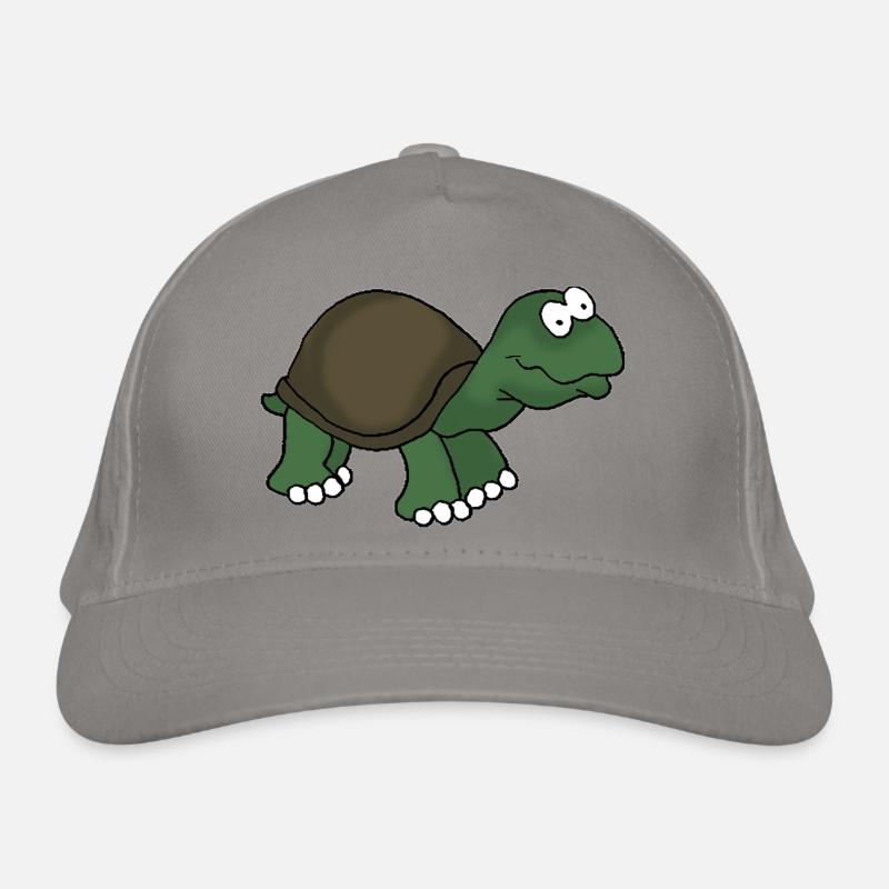 Schildkröte 1 Bio-Baseballkappe