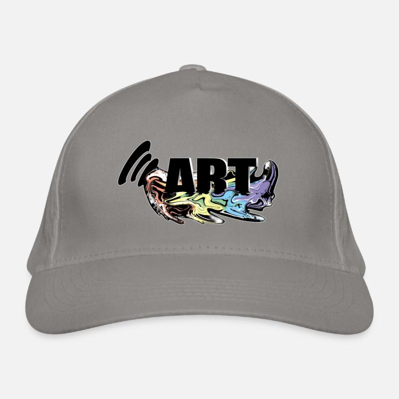 Kunst tropfender Farbe Lack Regenbogen Bio-Baseballkappe