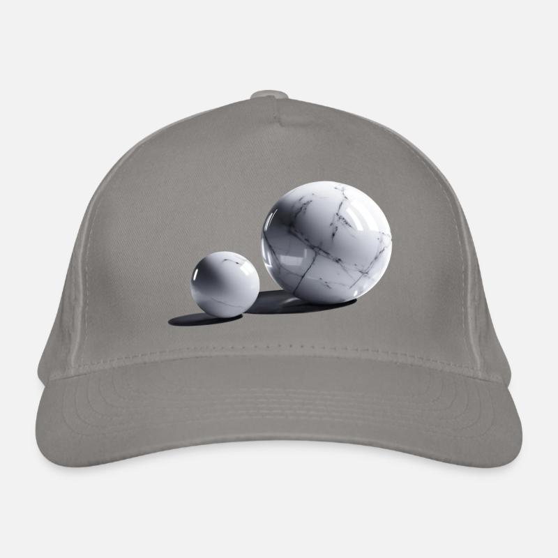 Marmor Kugel/Sphäre Bio-Baseballkappe